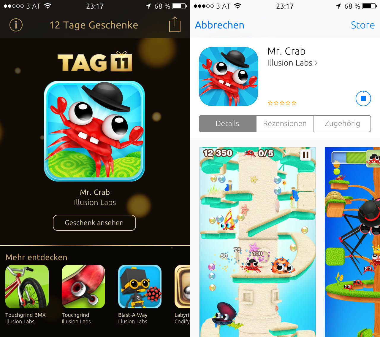 12 Tage Geschenke 2014
 12 Tage Geschenke Tag 11 – Mr Crab Hack4Life Immer