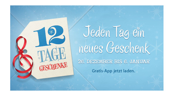 12 Tage Geschenke 2014
 iTunes Store Streicht Apple seine „12 Tage Geschenke