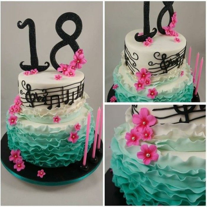 18 Geburtstagskuchen
 1001 Ideen für Torte zum 18 Geburtstag für