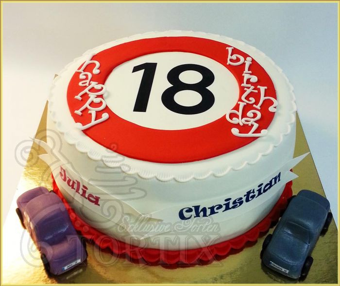 18 Geburtstagstorte
 Tortix Torte zum 18 Geburtstag für Zwillinge