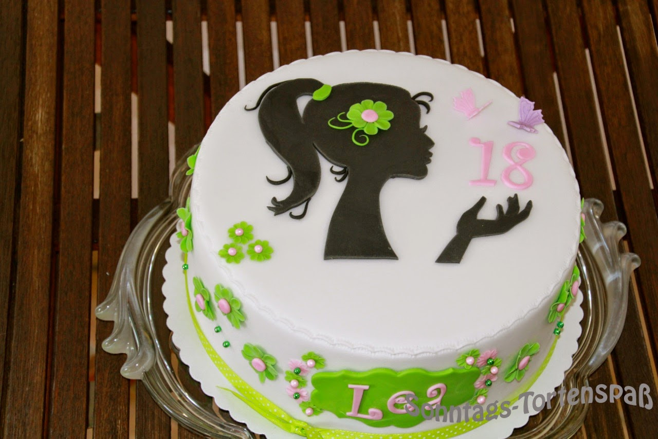 18 Geburtstagstorte
 Immer wieder Sonntags Silhouetten Torte
