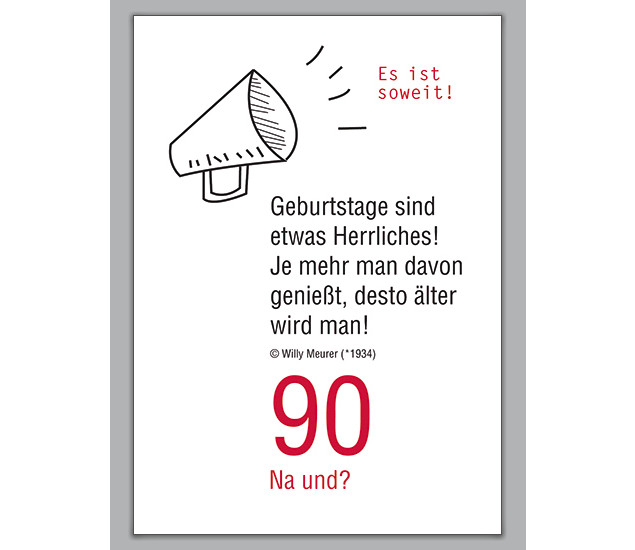 90. Geburtstag Zitate
 Schöne Geburtstagskarte zum 90 Geburtstag