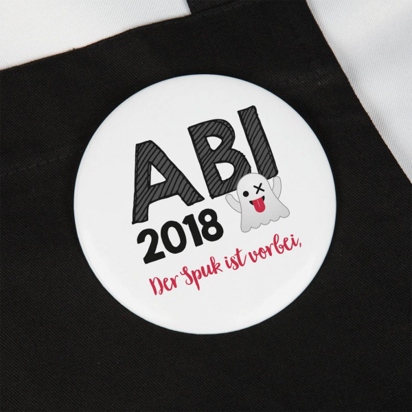 Abi 2018 Geschenke
 Anstecker Button zum Abitur 2018 mit Gespenst der Spuk