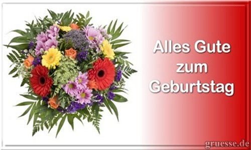 Alles Liebe Zum Geburtstag Blumen
 Geburtstag Blumen • Grußkarten eCards Geburtstagsgrüße