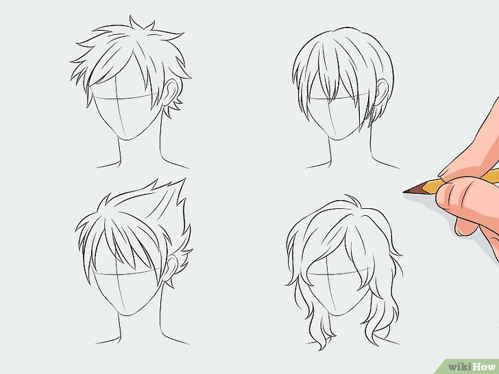Anime Frisuren
 Manga Haare zeichnen – wikiHow