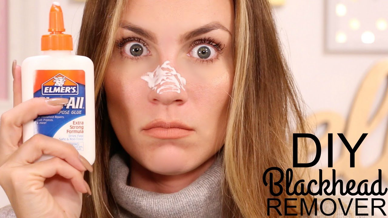 Anti Blackhead Maske Diy
 Glue Nose Strip Beauty Hack Pinterest DIY Blackhead