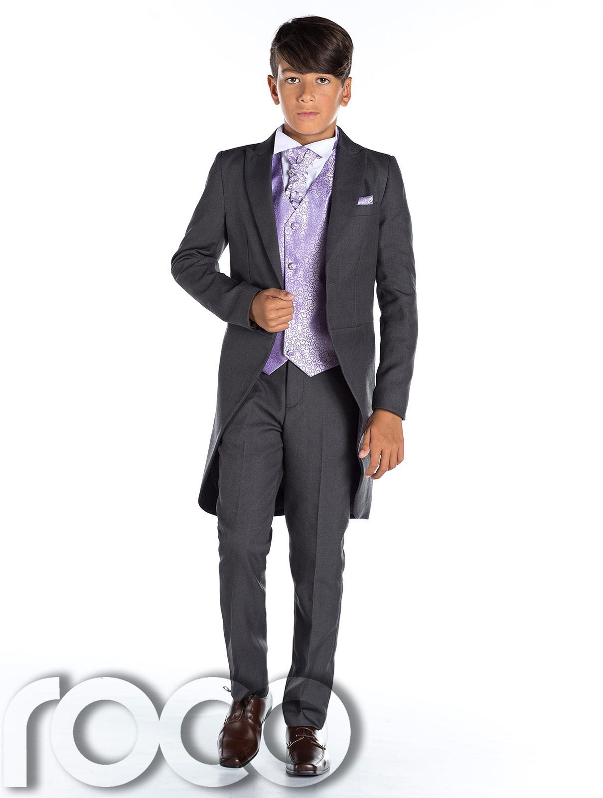 Anzug Jungen Hochzeit
 Grau Frack Anzug Jungen Hochzeit Outfits Prom anzug