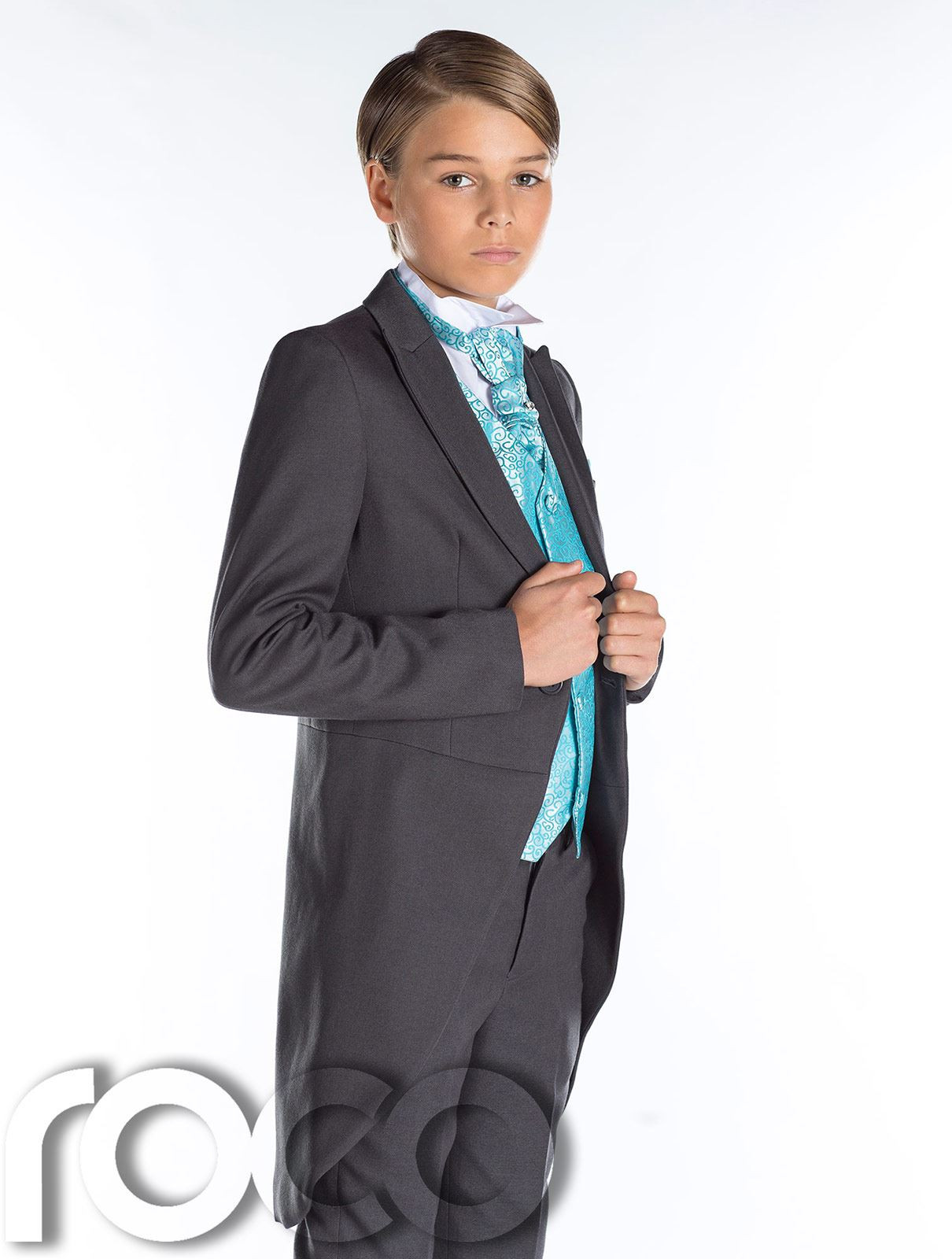 Anzug Jungen Hochzeit
 grau Frack Anzug Jungen Hochzeit Outfits prom anzug