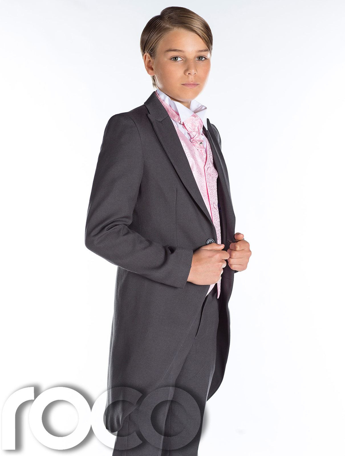 Anzug Jungen Hochzeit
 Grau Frack Anzug Jungen Hochzeit Outfits Prom anzug