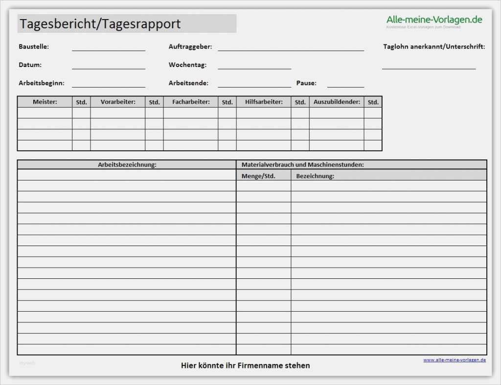 Arbeitsbericht Vorlage Handwerk
 Arbeitsbericht Vorlage Handwerk Kostenlos Angenehm