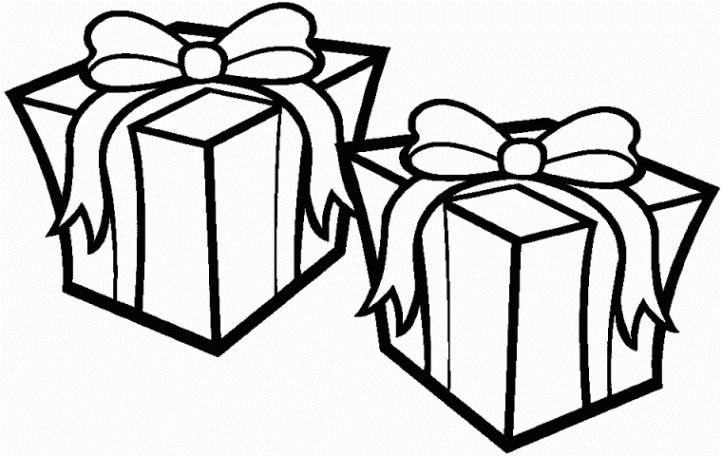 Ausmalbild Geschenke
 Malvorlagen zum Drucken Ausmalbild Geschenk kostenlos 1