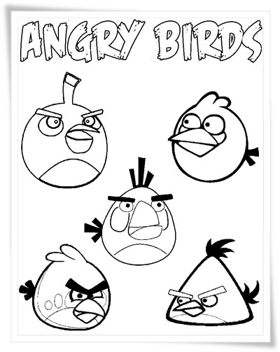 Ausmalbilder Angry Birds
 Ausmalbilder Angry Birds Ausmalbilder Kostenlos