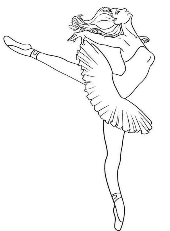 Ausmalbilder Ballerina
 Ballerina 5