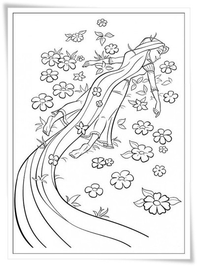 Ausmalbilder Blumenwiese
 Ausmalbilder zum Ausdrucken Ausmalbilder Rapunzel
