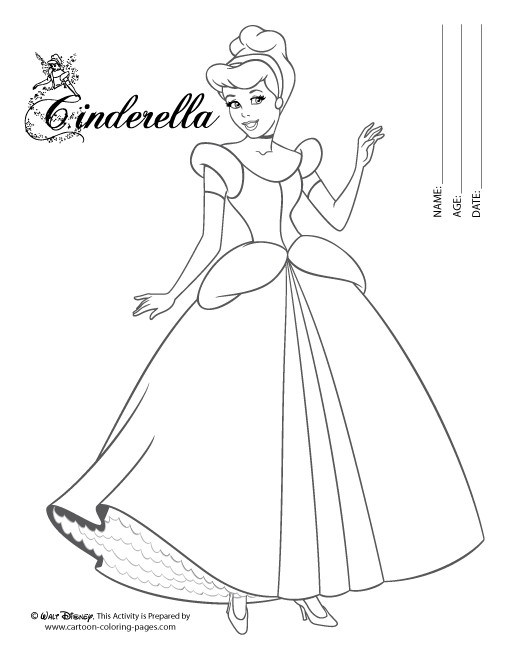 Ausmalbilder Cinderella
 Cinderella malvorlagen kostenlos zum ausdrucken