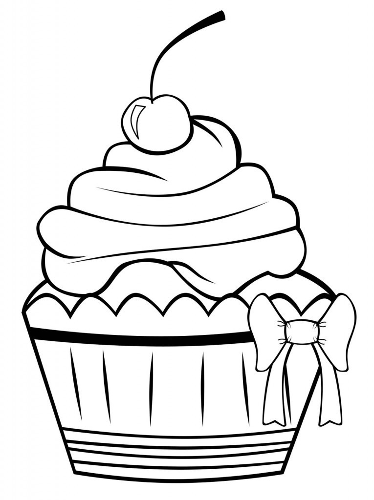 Ausmalbilder Cupcake
 Cupcake