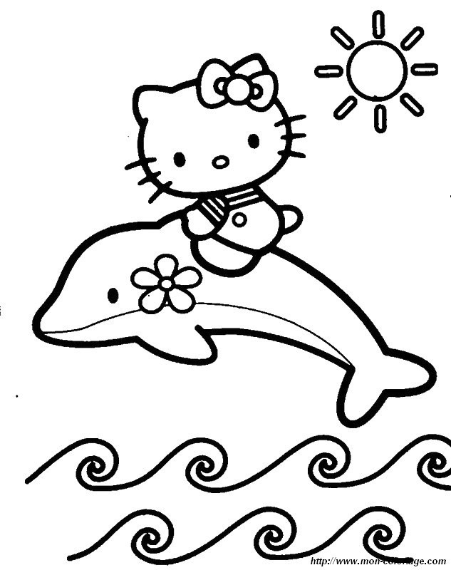 Ausmalbilder Delfin
 Ausmalbilder Delfin bild hello kitty auf einem delphin