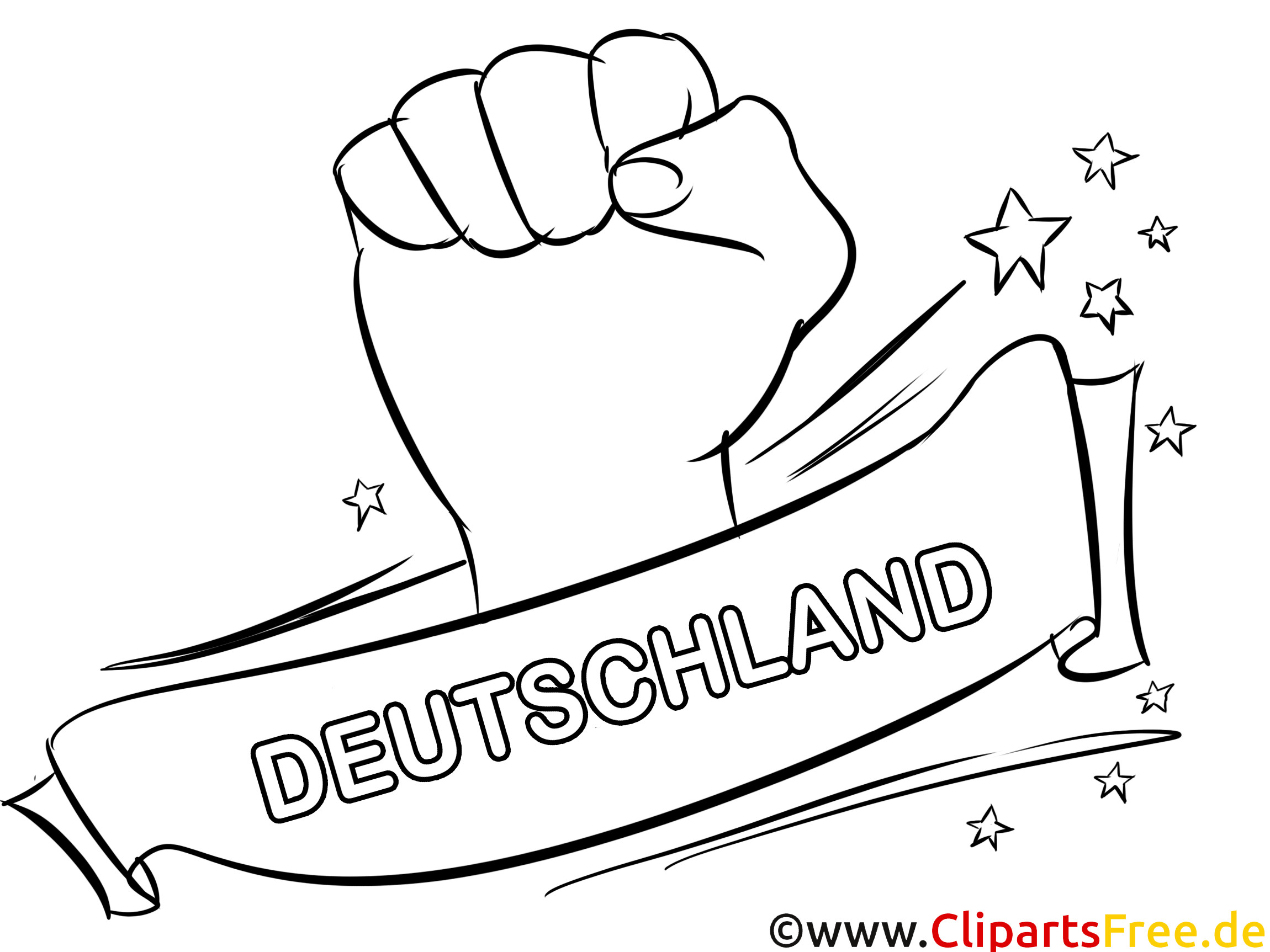 Ausmalbilder Deutschland
 Deutschland Fussball und Sport Ausmalbilder