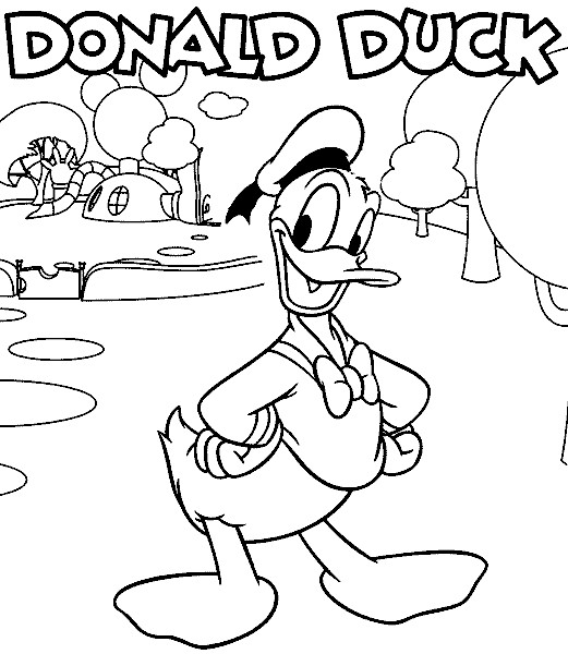 Ausmalbilder Donald Duck
 Donald duck malvorlagen kostenlos zum ausdrucken