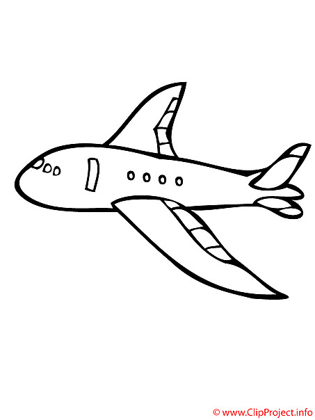 Ausmalbilder Flugzeuge
 Flugzeug Ausmalbild kostenlos