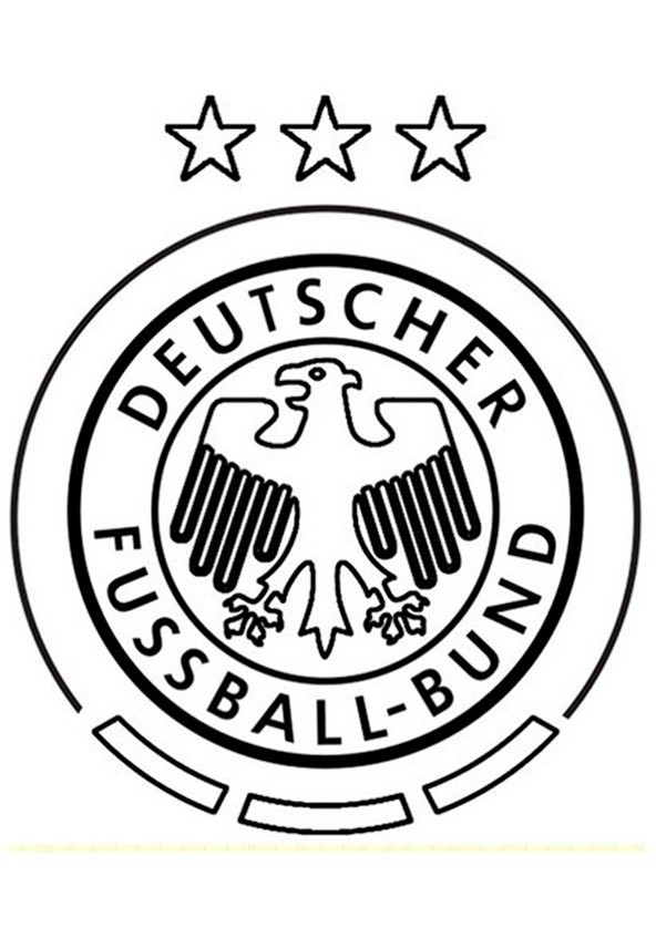 Ausmalbilder Fußball Wappen Zum Ausdrucken
 Fußball 4