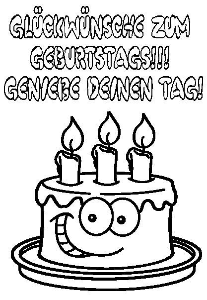 Ausmalbilder Geburtstag Zum Ausdrucken
 Ausmalbilder Geburtstag 13