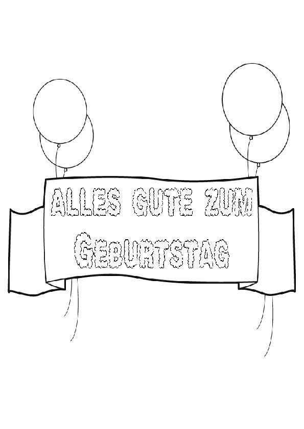 Ausmalbilder Geburtstag Zum Ausdrucken
 Ausmalbilder Geburtstag 23