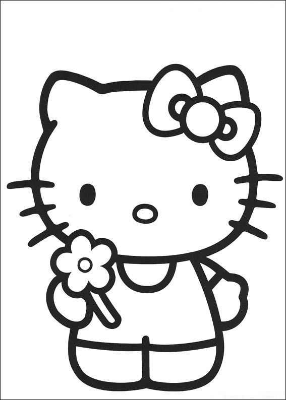 Ausmalbilder Hello Kitty
 Hello Kitty zu malen 24