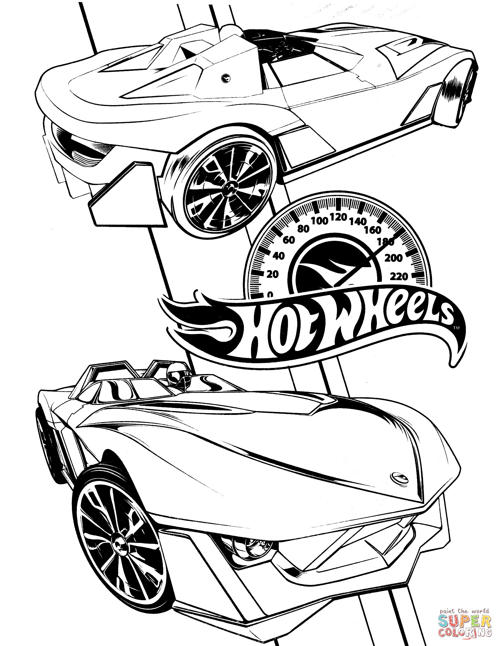 Ausmalbilder Hot Wheels
 Ausmalbild Hot Wheels