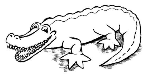Ausmalbilder Krokodil
 Vorlagen zum Ausmalen Malvorlagen Krokodil Ausmalbilder 4