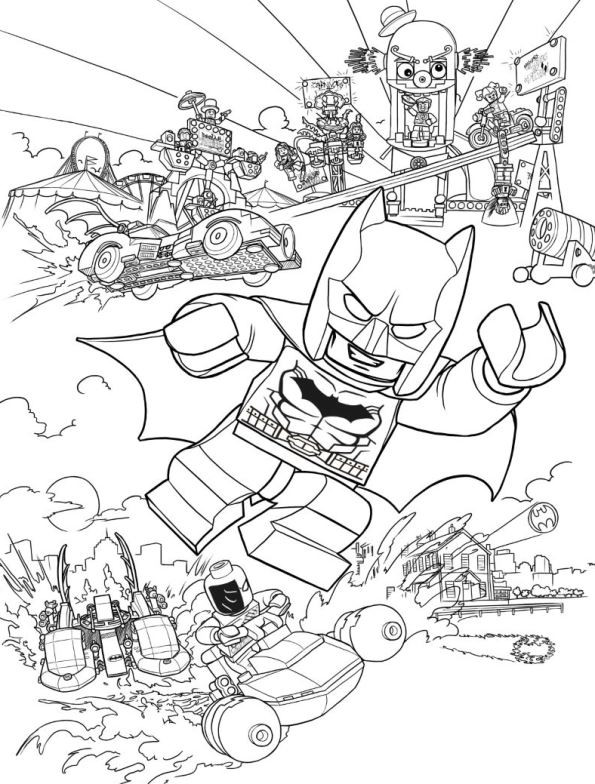 Ausmalbilder Lego Batman
 Kids n fun