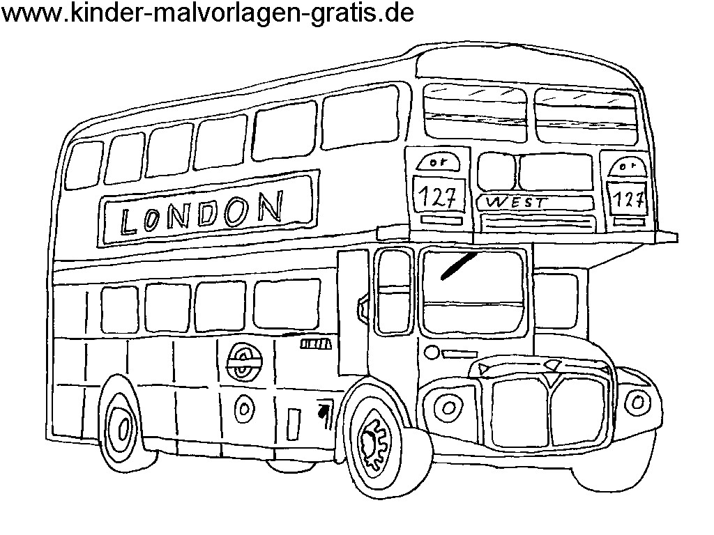 Ausmalbilder London
 Auto einfach malvorlagen kostenlos zum ausdrucken