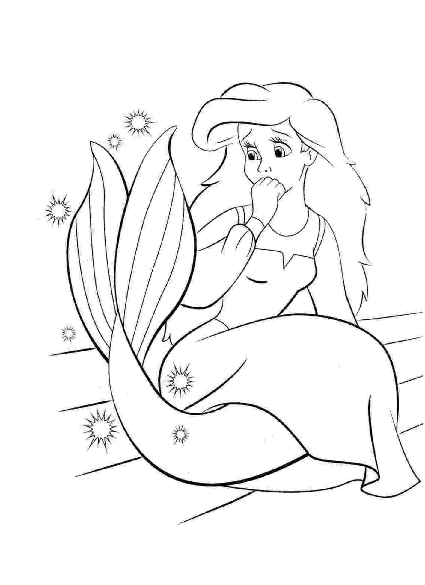 Ausmalbilder Meerjungfrau Arielle
 Ausmalbilder arielle kostenlos Malvorlagen zum