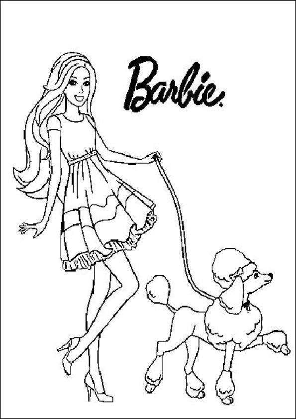 Ausmalbilder Meerjungfrau Barbie
 Ausmalbilder Barbie 6