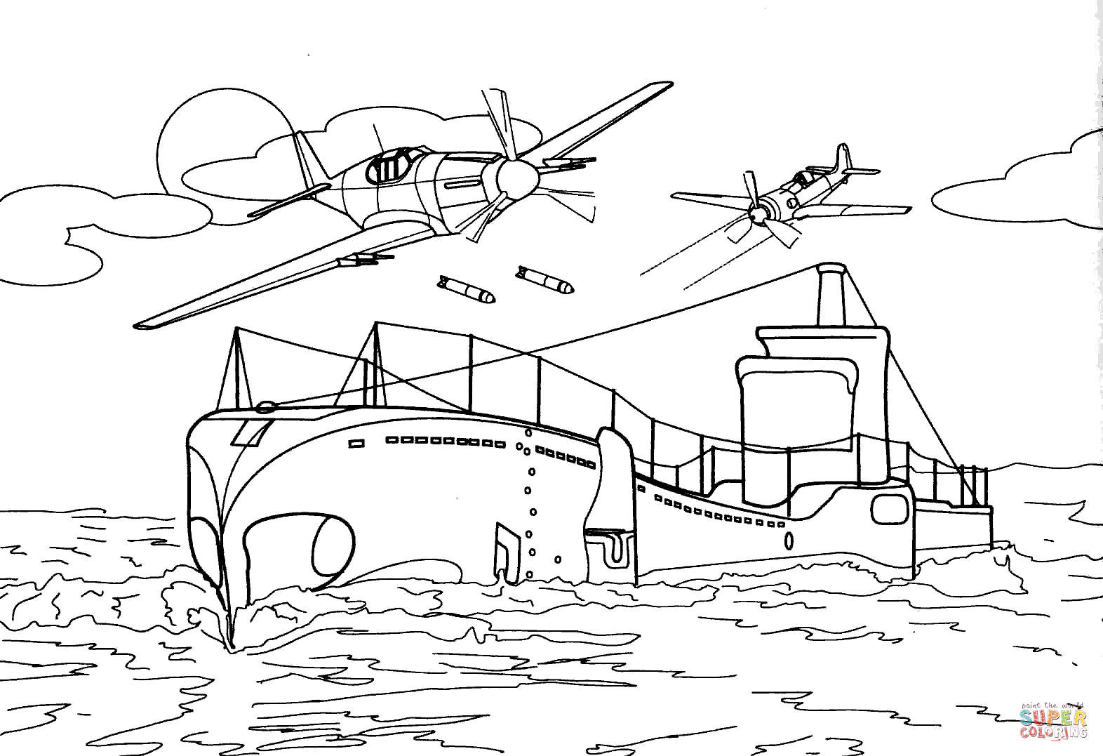 Ausmalbilder Militär
 Ausmalbild U Boot