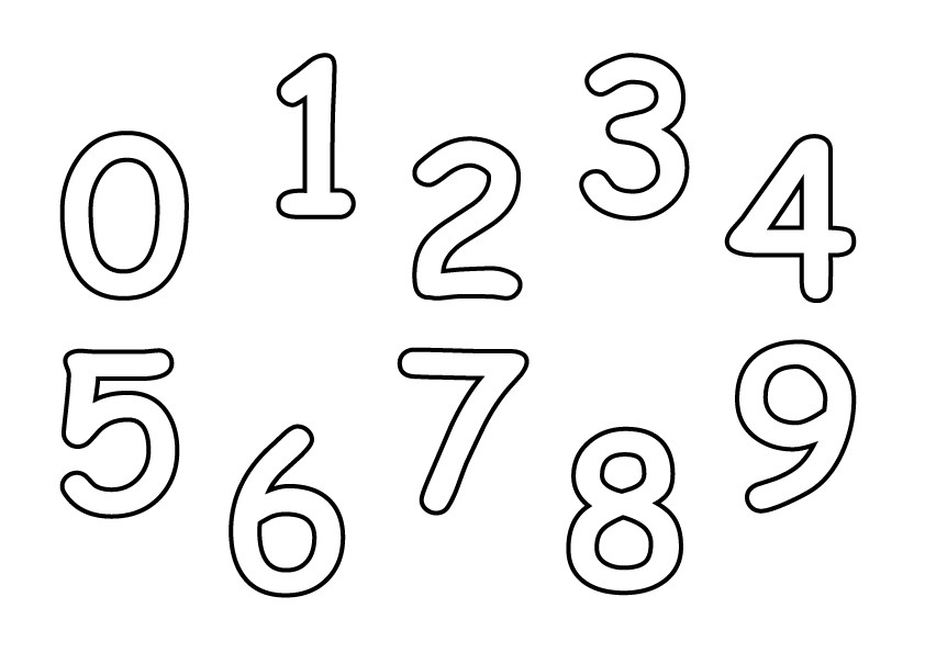 Ausmalbilder Mit Zahlen
 1 2 3 Malvorlage – Spielend Ziffern lernen