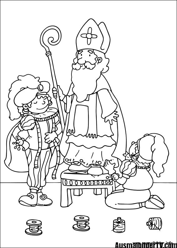 Ausmalbilder Nikolaus
 Ausmalbilder Nikolaus Saint Nicholas AusmalbilderTV