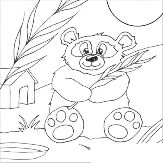 Ausmalbilder Panda
 Malvorlagen zum Ausdrucken Ausmalbilder Panda kostenlos 1