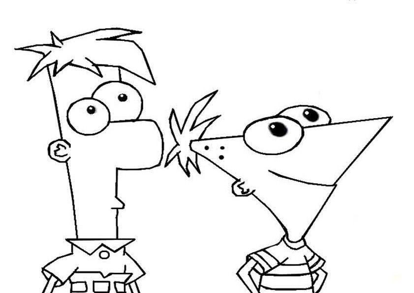 Ausmalbilder Phineas Und Ferb
 Ausmalbilder Phineas und Ferb 04