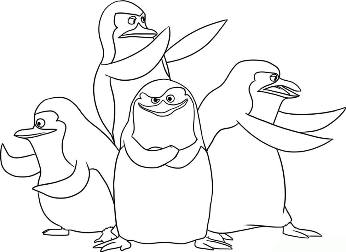 Ausmalbilder Pinguin
 Vorlagen zum Ausdrucken Ausmalbilder Pinguin Malvorlagen 2