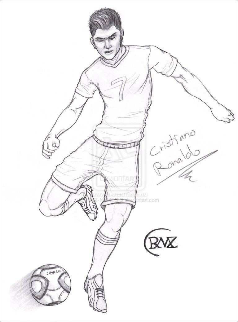 Ausmalbilder Ronaldo
 Mario Götze Ausmalbilder Bildnis soccer Coloring Pages
