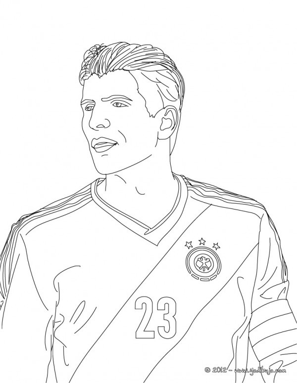 Ausmalbilder Ronaldo
 Dibujos de jugadores de fútbol famosos para pintar Messi