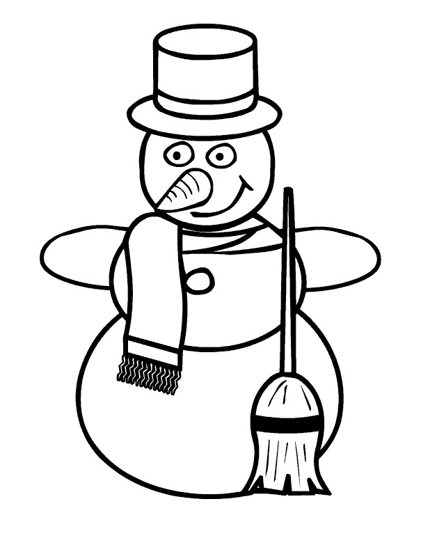 Ausmalbilder Schneemann
 Weihnachten schneemann Malvorlagen Malvorlagen1001