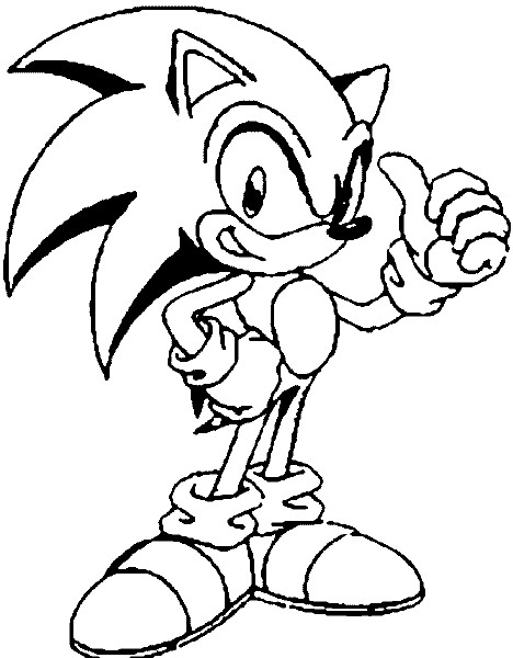 Ausmalbilder Sonic
 Sonic
