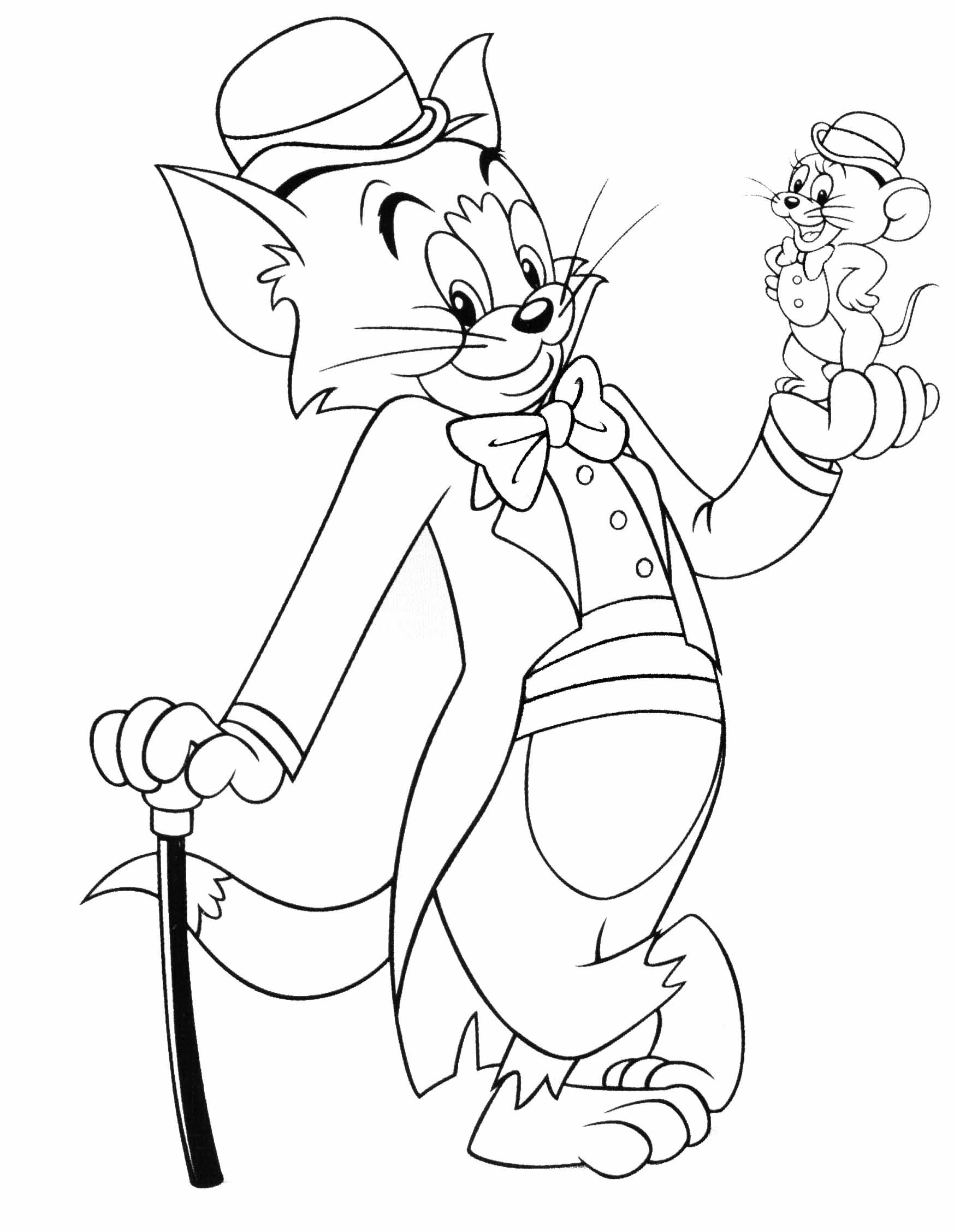 Ausmalbilder Tom Und Jerry
 Malvorlagen fur kinder Ausmalbilder Tom Und Jerry
