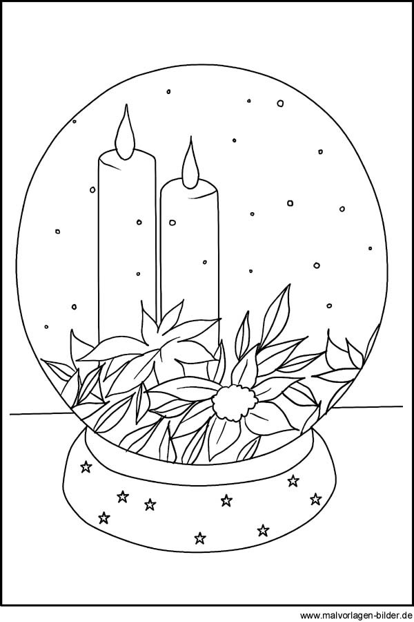 Ausmalbilder Weihnachten Kerzen
 Ausmalbilder kerzen kostenlos Malvorlagen zum ausdrucken