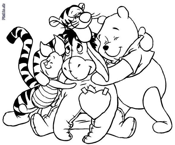 Ausmalbilder Winnie Pooh Und Seine Freunde Malvorlagen
 winnie puuh ausmalbilder ausdrucken