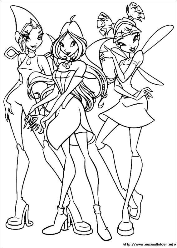 Ausmalbilder Winx Club
 Winx Club malvorlagen