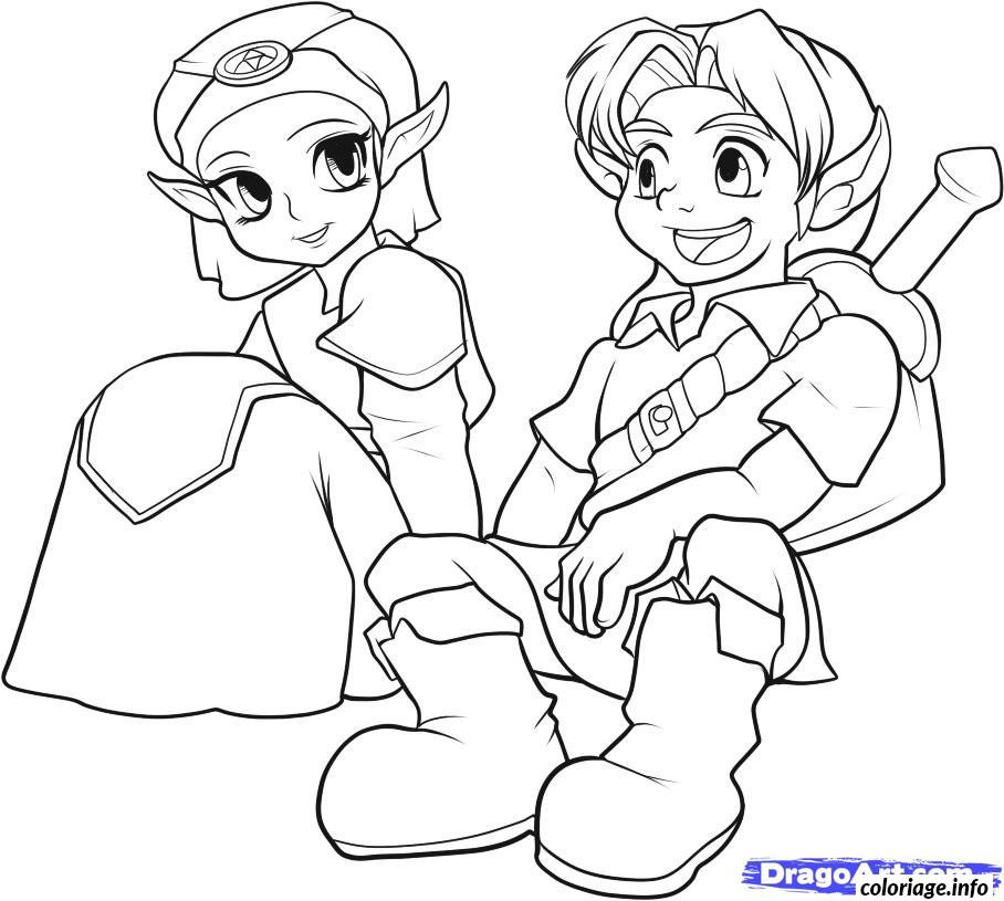 Ausmalbilder Zelda
 Coloriage Dessin Zelda 34 dessin
