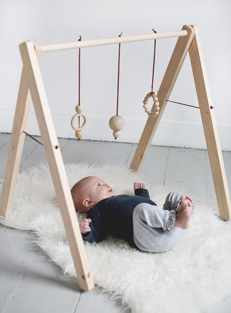 Baby Gym Diy
 DIY Wooden Baby Gym The Merrythought